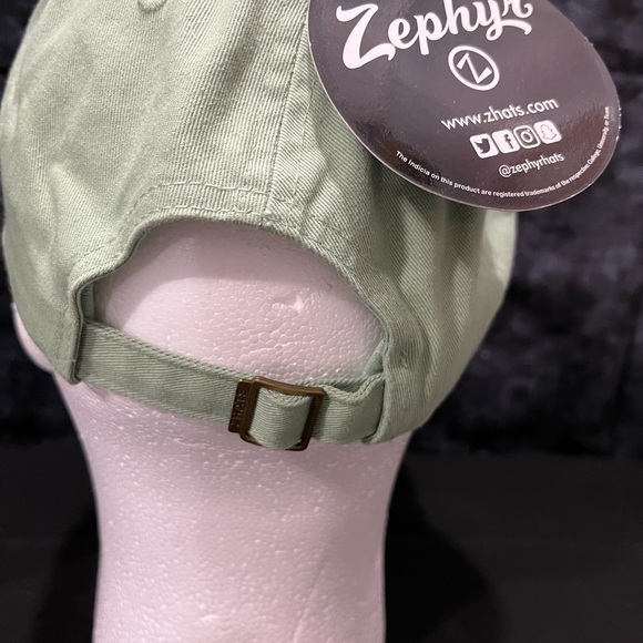 Kenosha Wisconsin Green & Purple Baseball Hat w Buckleback NWT by Zephyr ZHat - Picture 5 of 9